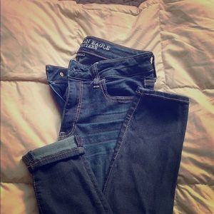 Dark denim AE jegging